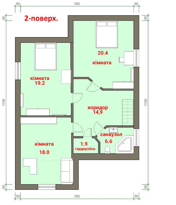 продажа 4-к дом Макаровский, Макаров, 249900 $ Макаров - изображение 7