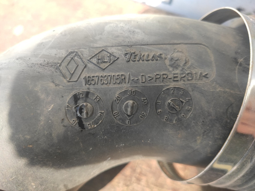 Патрубок интеркулера Opel Movano B 2.3 dci 2010-2021 (165763705R) Ковель - зображення 5