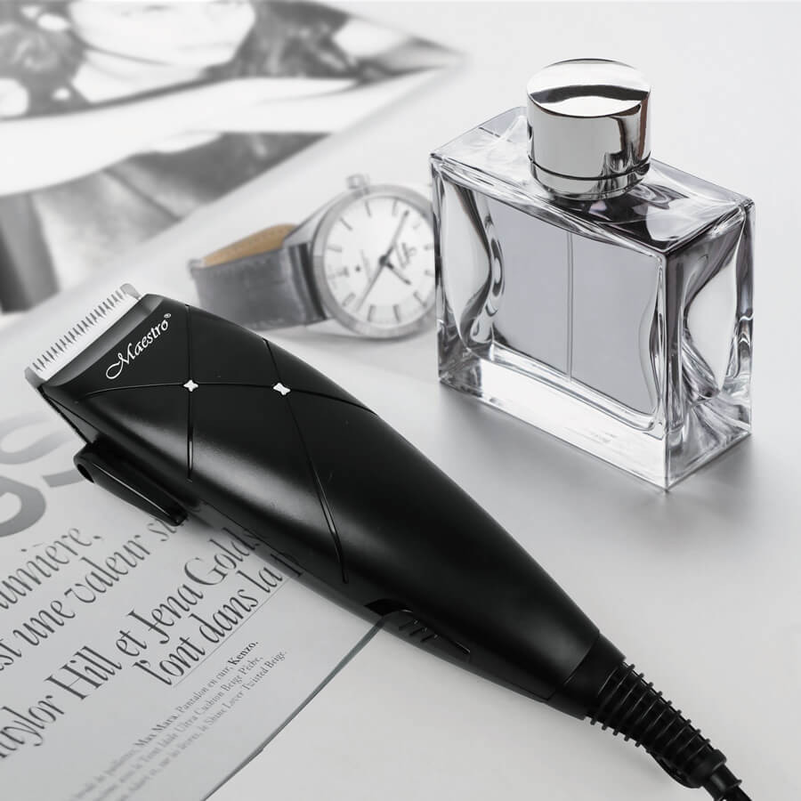 Машинка для стрижки волос Maestro MR-654С-BLAСK 15 Вт черная Київ - зображення 3