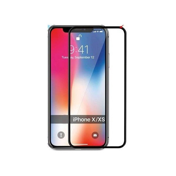 Захисне скло Apple iPhone X/XS Black (Код товару:8728) Харків - зображення 2