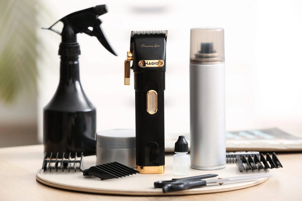 Машинка для стрижки волос Magio MG-588 5 Вт черная Київ - зображення 3