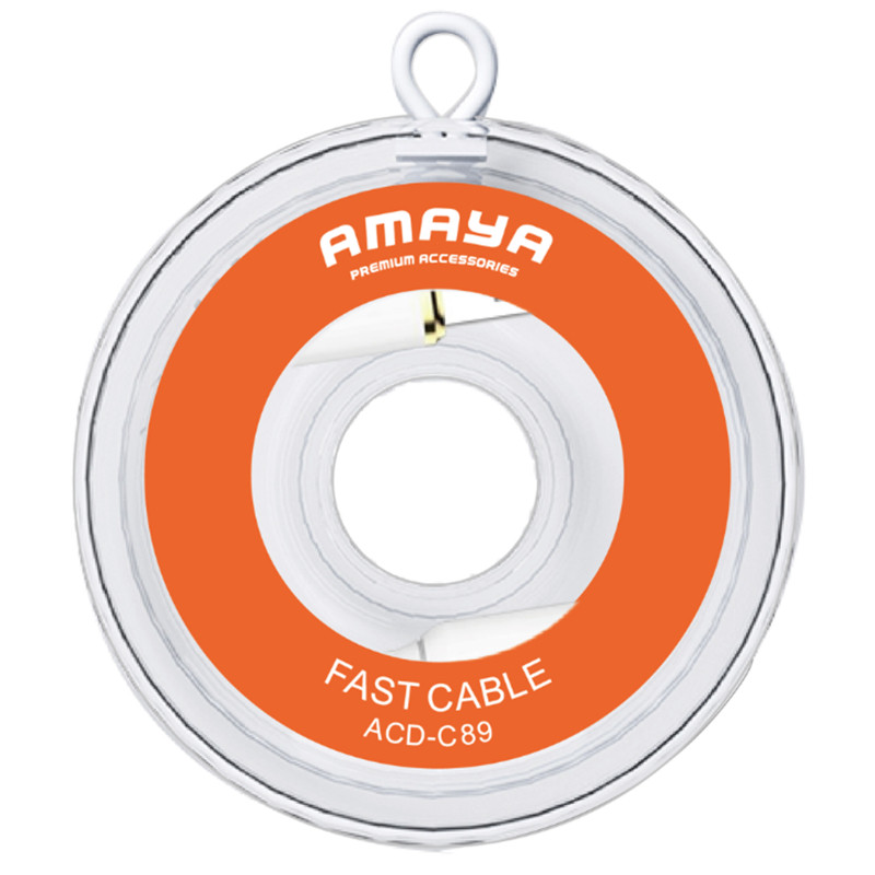 Дата кабель Amaya 89C USB to Type-C 3A (1m) Херсон - изображение 2