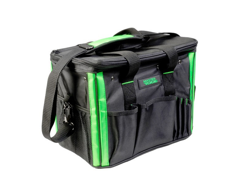 Сумка для инструментов MASTERTOOL 360х270х240 мм 23 кармана усиленное дно съемный ремешок 1680 DEN 7 Харків - зображення 3
