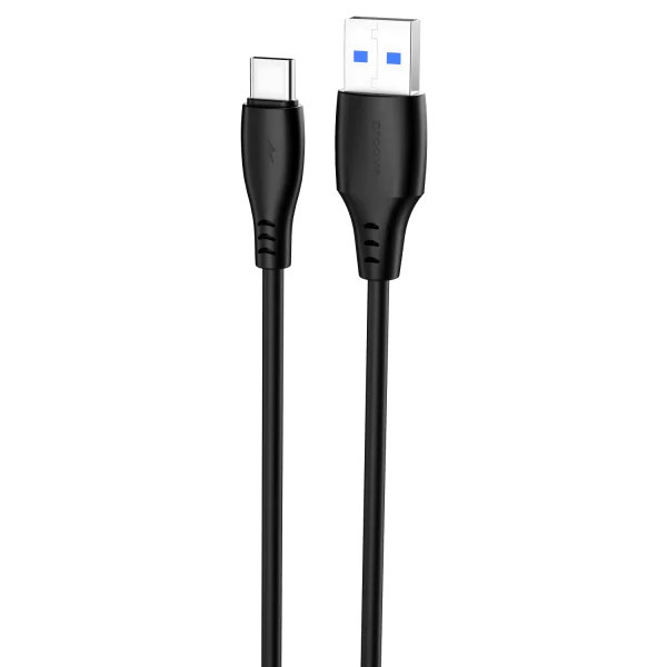 Кабель Proove Simple Silicone USB to Type-C 3A 2m Black (CCSS15001221) Харків - зображення 1