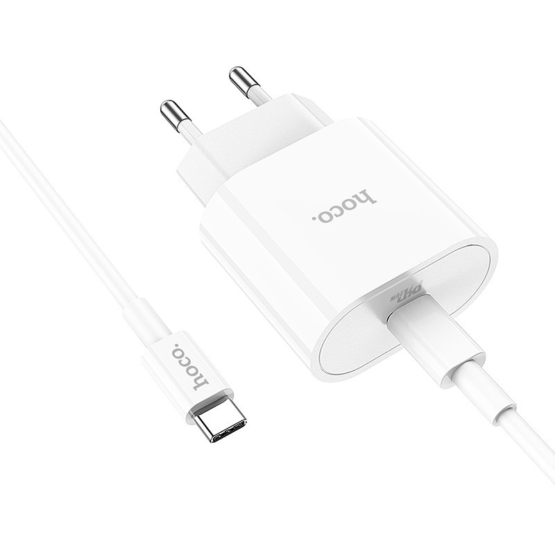 СЗУ Hoco C94A Metro PD20W (1USB-C) + кабель Type-C to Type-C Херсон - зображення 5