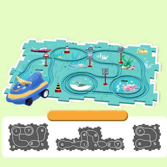 Развивающая игрушка-пазл SHT 1103C Ocean World (25pcs) Херсон