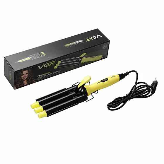 Плойка для волос VGR V-595 YELLOW 100 Вт желтая Киев