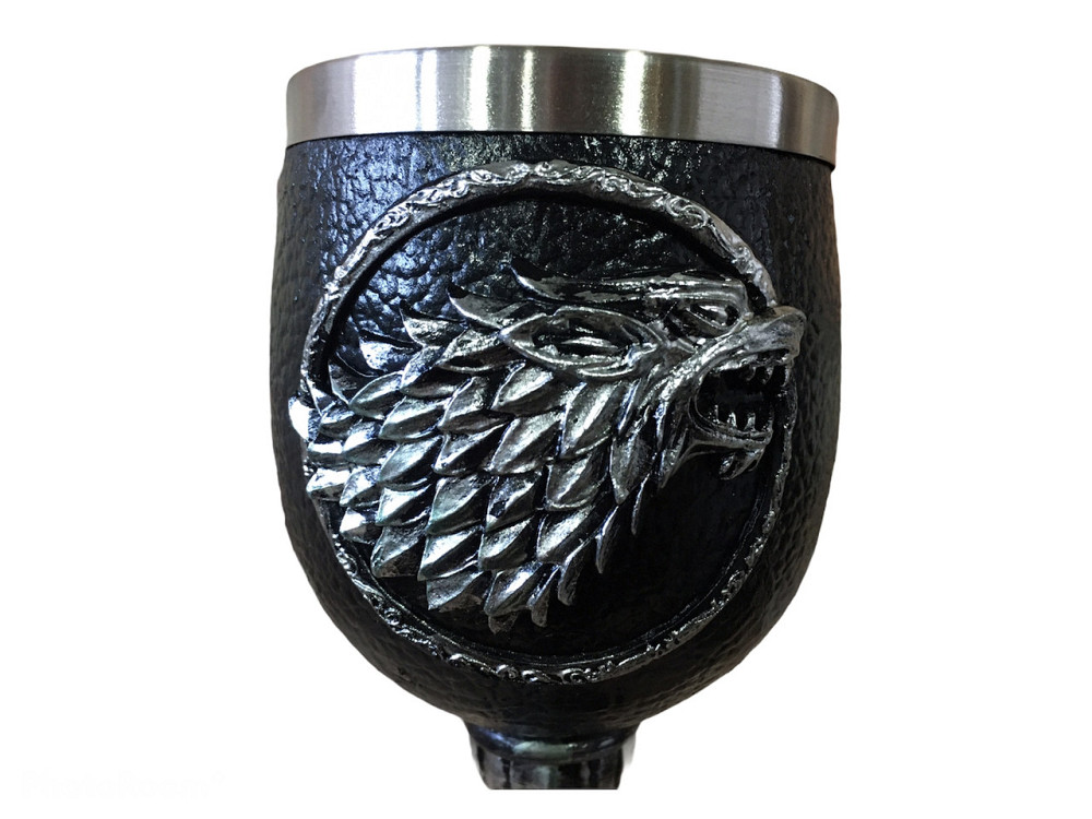 Бокал для Вина Череп Игра Престолов Старк Готтика Подарок Киев - изображение 5