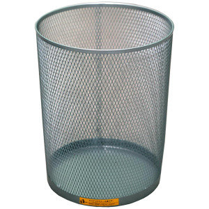 Стальной офисный мусорную корзину, 15 л Київ - зображення 1