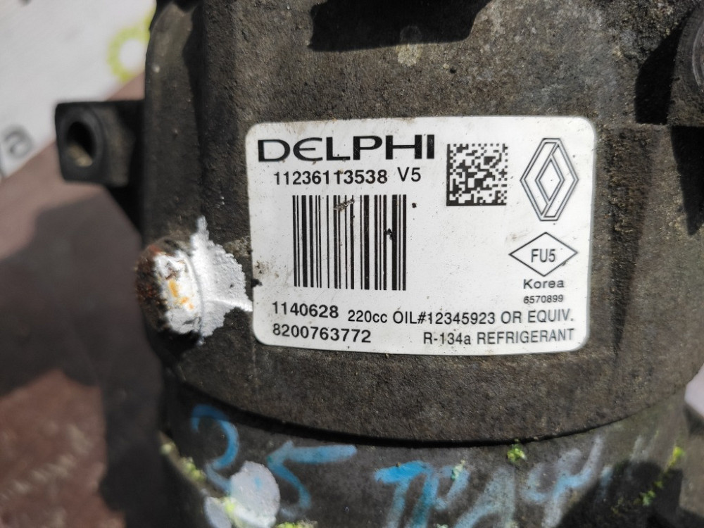 Компрессор кондиционера Nissan Primastar 2.5 dci 2001-2013 (8200763772) Ковель - зображення 3