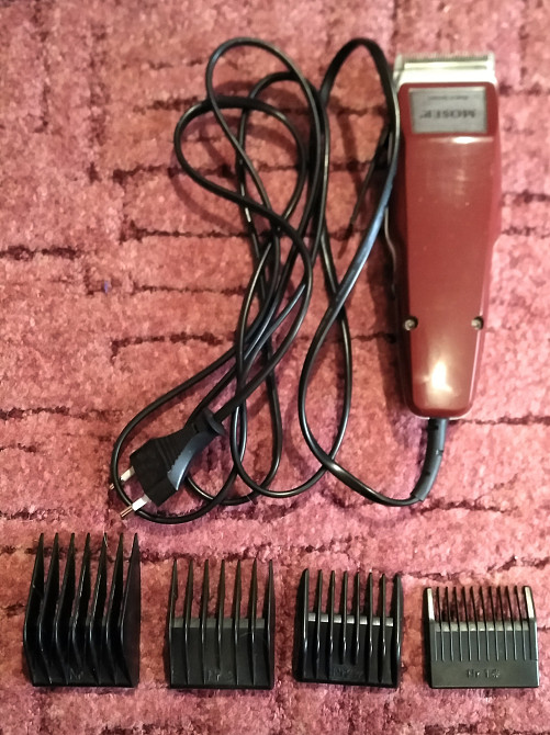 Машинка для стрижки профессиональная Moser 1400 Burgundy Вишневе - зображення 1