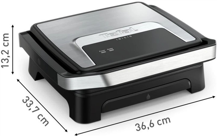 Гриль контактный TEFAL Inicio Classic GC271D10 2000 Вт черный Київ - зображення 2