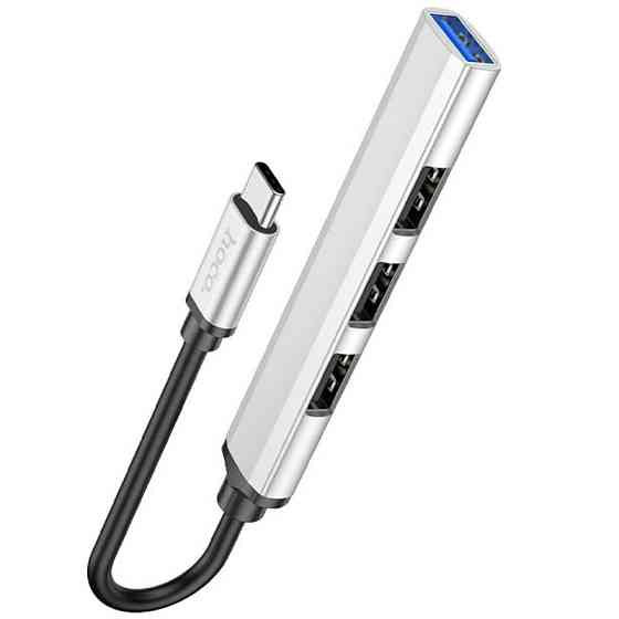 Уценка Переходник Hoco HB26 4in1 (Type-C to USB3.0+USB2.0*3) Херсон