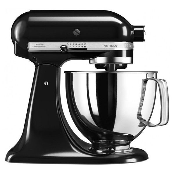 Миксер планетарный KitchenAid Artisan 5KSM125EOB 300 Вт черный Київ - зображення 1