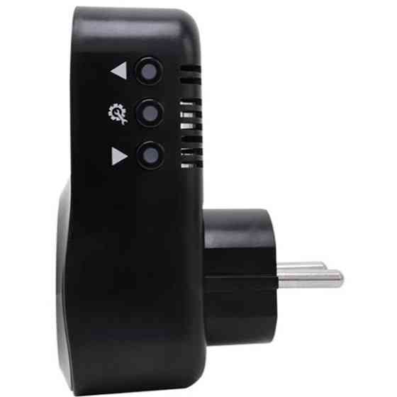 Реле напруги ColorWay (16A/3680W) 150V-210V/230V-280V DS1 Black (CW-VR16-04D) Харків