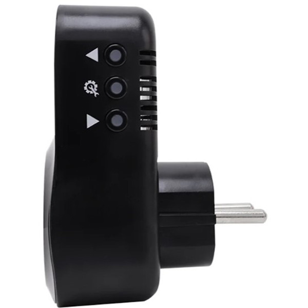 Реле напруги ColorWay (16A/3680W) 150V-210V/230V-280V DS1 Black (CW-VR16-04D) Харків - зображення 4