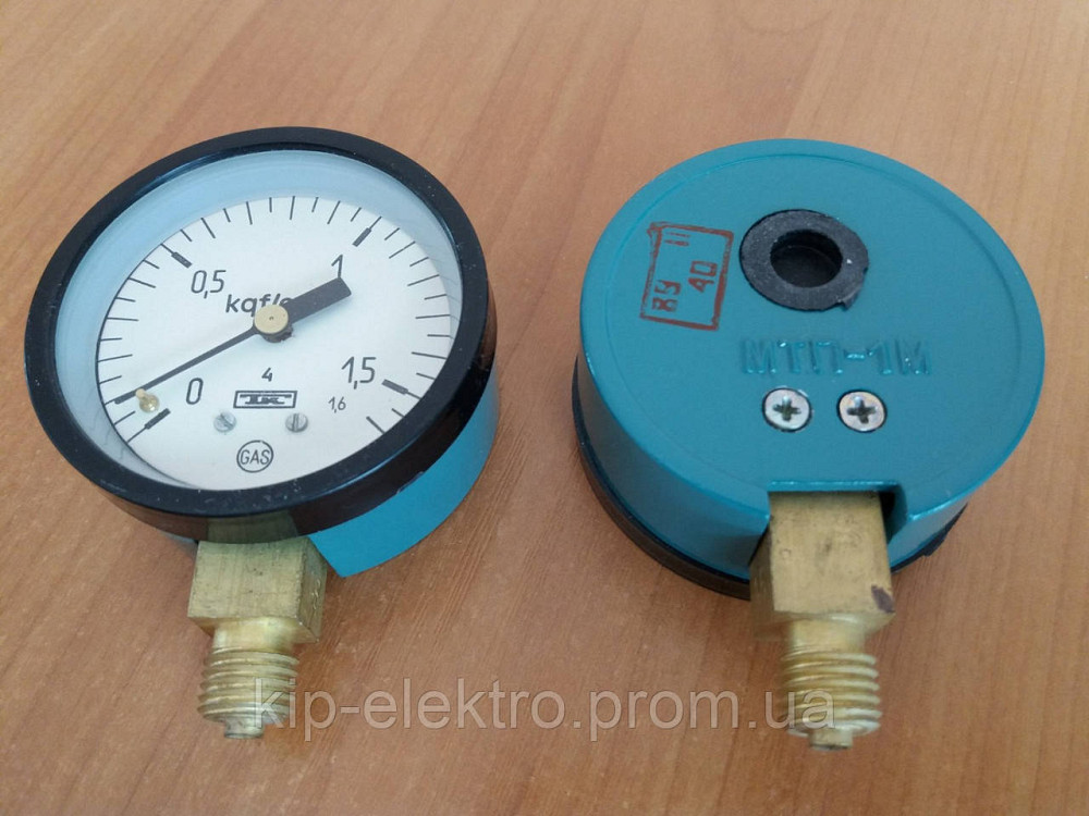 Манометр МТП-1М (МТП-1, МТП1М, МТП 1М, МТП) - радиальный штуцер (РШ) Київ - зображення 1