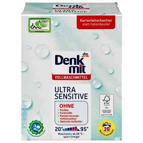 Порошок для прання білої білизни DenkMit Ultra Sensitive 4066447328820 1.35 кг Київ