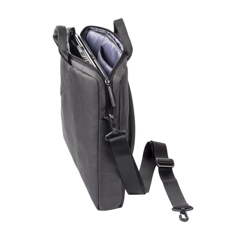Cумка для ноутбука Rivacase 15.6" 8730(Grey) серая Київ - зображення 8