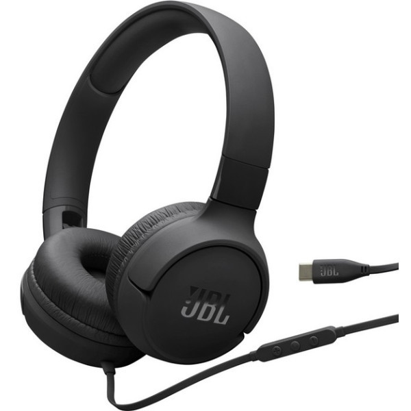 Навушники JBL Tune 520C Type-C Black (JBLT520CBLK) Харків - зображення 1