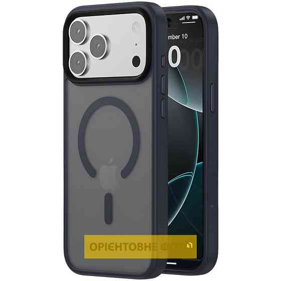 TPU+PC чехол Metal Buttons with MagSafe Colorful для Apple iPhone 17 (6.3") Херсон