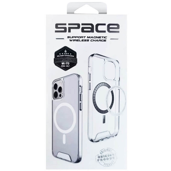 Чехол TPU Space Case with MagSafe для Apple iPhone 12 Pro Max (6.7") Херсон - зображення 4