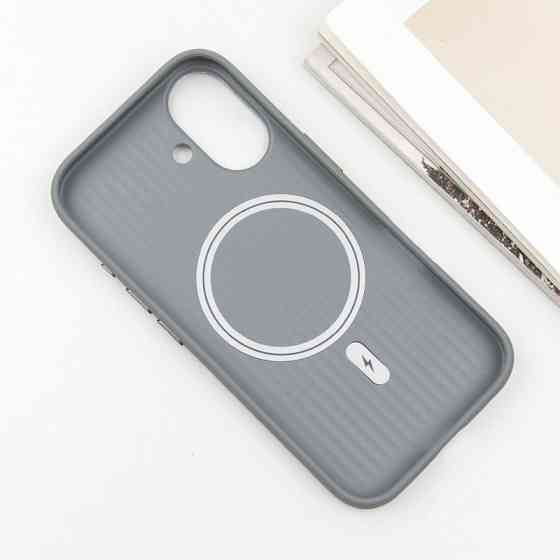 Кожаный чехол Carved with MagSafe для Apple iPhone 16 (6.1") Херсон