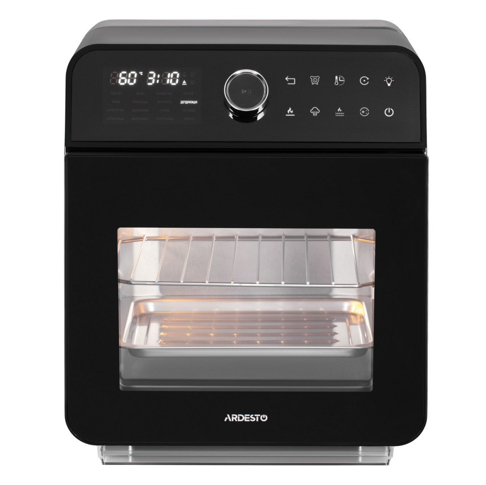 Мультипечь Ardesto AIFO-A150ST 2250 Вт черная Київ - зображення 9