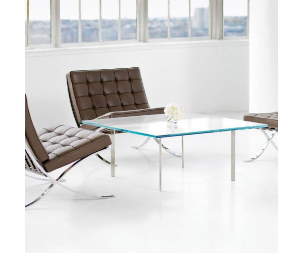 Стіл Барселона журнальний скляний Дніпро - зображення 4