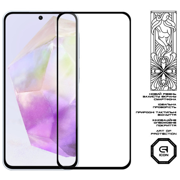 Захисне скло ArmorStandart Icon для Samsung A36 5G A366 Black (ARM82211) (Код товару:39921) Харків - зображення 2