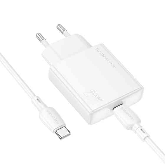 СЗУ Borofone BN23 Wish PD20W (1USB-C) + кабель Type-C to Type-C Херсон