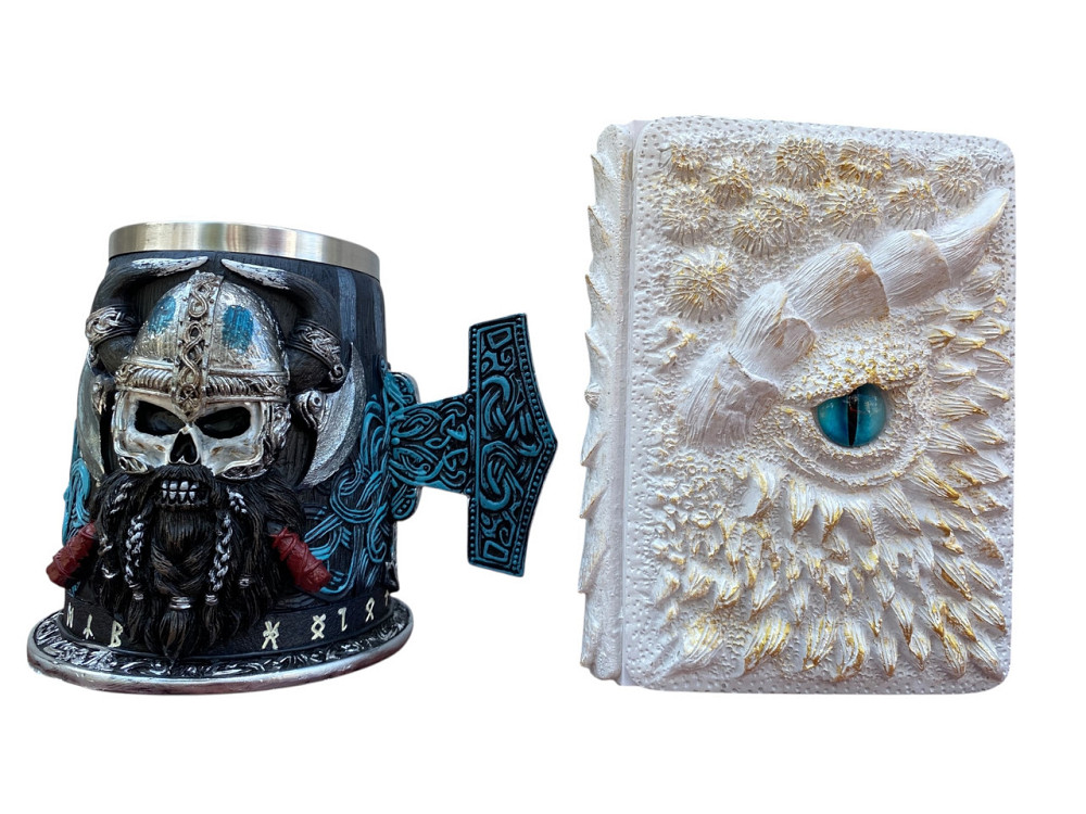 Подарочный набор Кружка 3 Молот Тора Бородаст Викинг и Блокнот 3 «Око Ледяного Хранителя» Київ - зображення 3