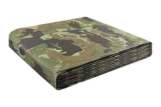 Тент универсальный MASTERTOOL TARPAULIN 6 × 8 м 90 г/м² Camouflage 79-8608 Харьков