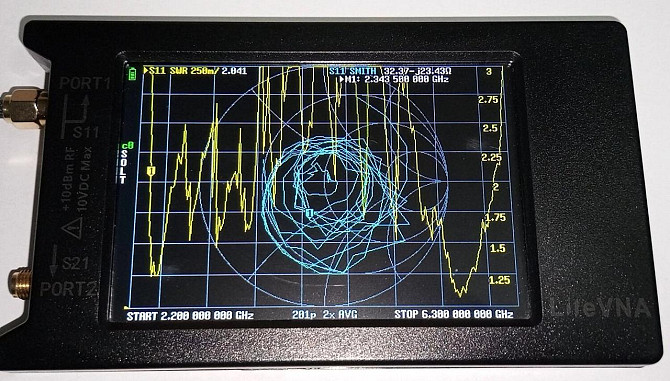 Антенна 2335-2585/5300-6120MHz 6-7dBi 20W, SMA-male разъем Дніпро - зображення 2