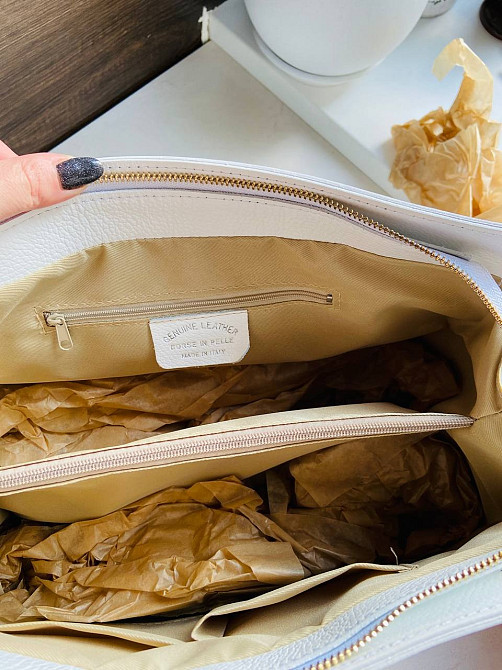 Велика сумка жіноча шкіряна Італія для документів, ділова формату сумочка А4 TS000146 Київ - зображення 6