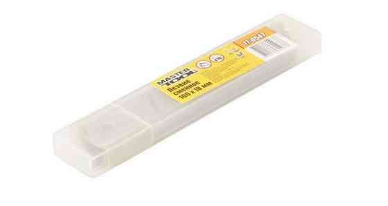 Лезвие для строительного ножа MASTERTOOL 18 мм 14 сегментов набор 10 шт 17-0547 Харків