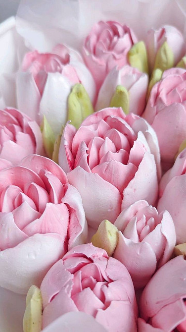 Зефірні букети, квіти, зефір на замовлення, зефирные букеты, зефир Київ - зображення 3