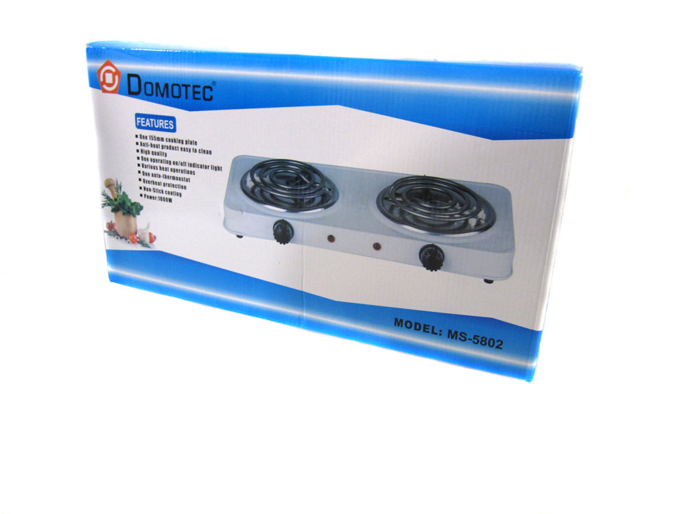 Электроплита Domotec MS-5802 плита настольная, конфорки 1000Вт 2 шт Київ - зображення 4