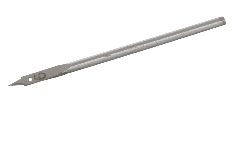 Сверло для дерева MASTERTOOL перьевое 6х152 мм 6-гранный хвостовик 12-0060 Харків - зображення 2