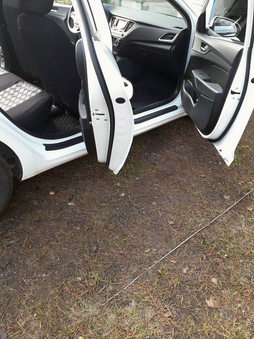 Наклейки на пороги авто карбон 4 шт Борисполь - изображение 2