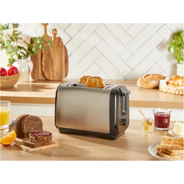 Тостер Tefal Subito TT5S1DE0 1300 Вт серебристый Київ - зображення 9