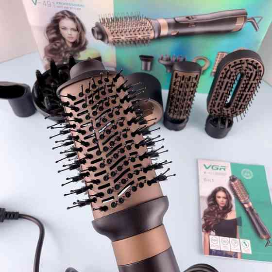 Фен-браш VGR V-491 1000 Вт черный с коричневым Київ