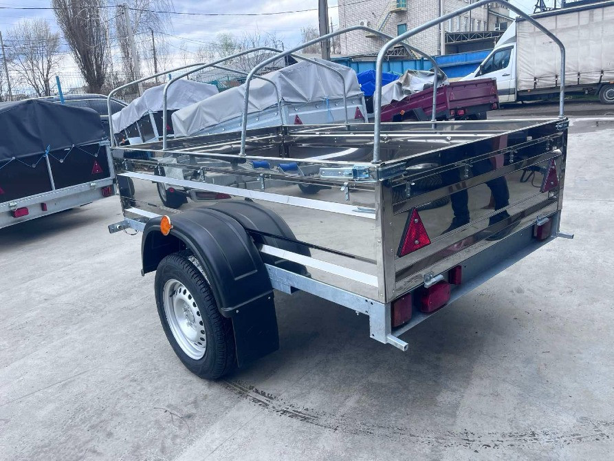Причіп із нержавіючої сталі "Дніпро-200х130х40"-новинка від заводу Коцюбинське - зображення 3