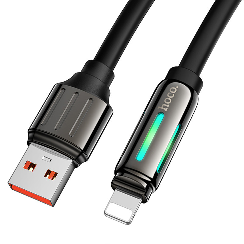 Дата кабель Hoco U136 Prize USB to Lightning 2.4A (1.2m) Херсон - изображение 2