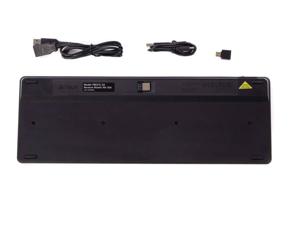 Клавиатура беспроводная A4Tech Fstyler FBK27CAS(Black) черная Киев - изображение 5