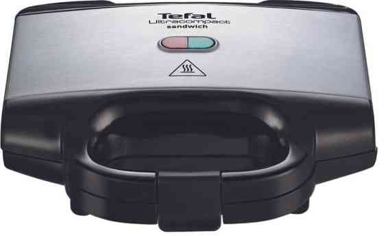Бутербродница Tefal Ultracompact SM155212 700 Вт серебристая Київ