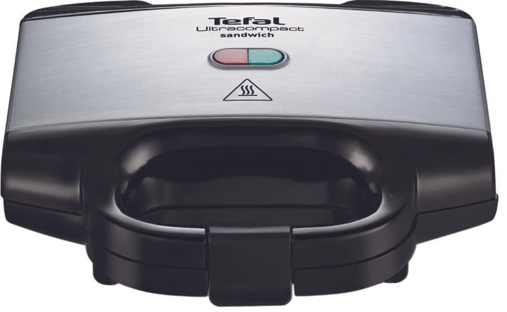 Бутербродница Tefal Ultracompact SM155212 700 Вт серебристая Київ - зображення 2
