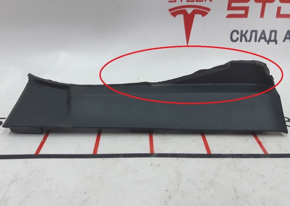 2Обтекатель колеса переднего правого (брызговик) с повреждением Tesla model X 1054804-00-D Киев - изображение 1