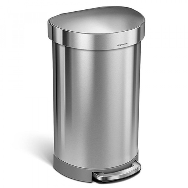 Урна з педаллю напівкругла 45л FPP Delux Київ - зображення 2