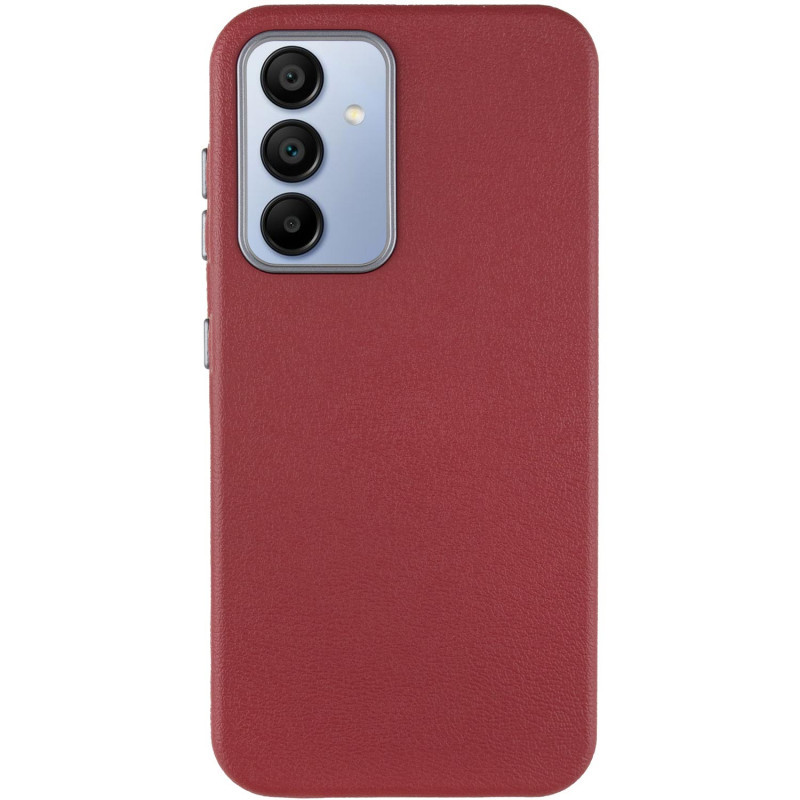Кожаный чехол Leather Case Metal Buttons для Samsung Galaxy S24 / S25 Херсон - зображення 2